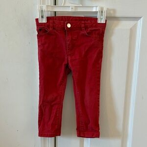 Jacadi Paris Red Snap Jeans